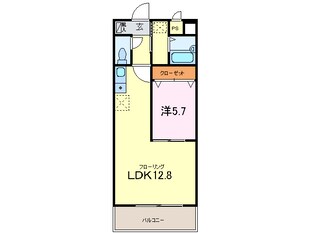 サンマ－ル牛巻の物件間取画像